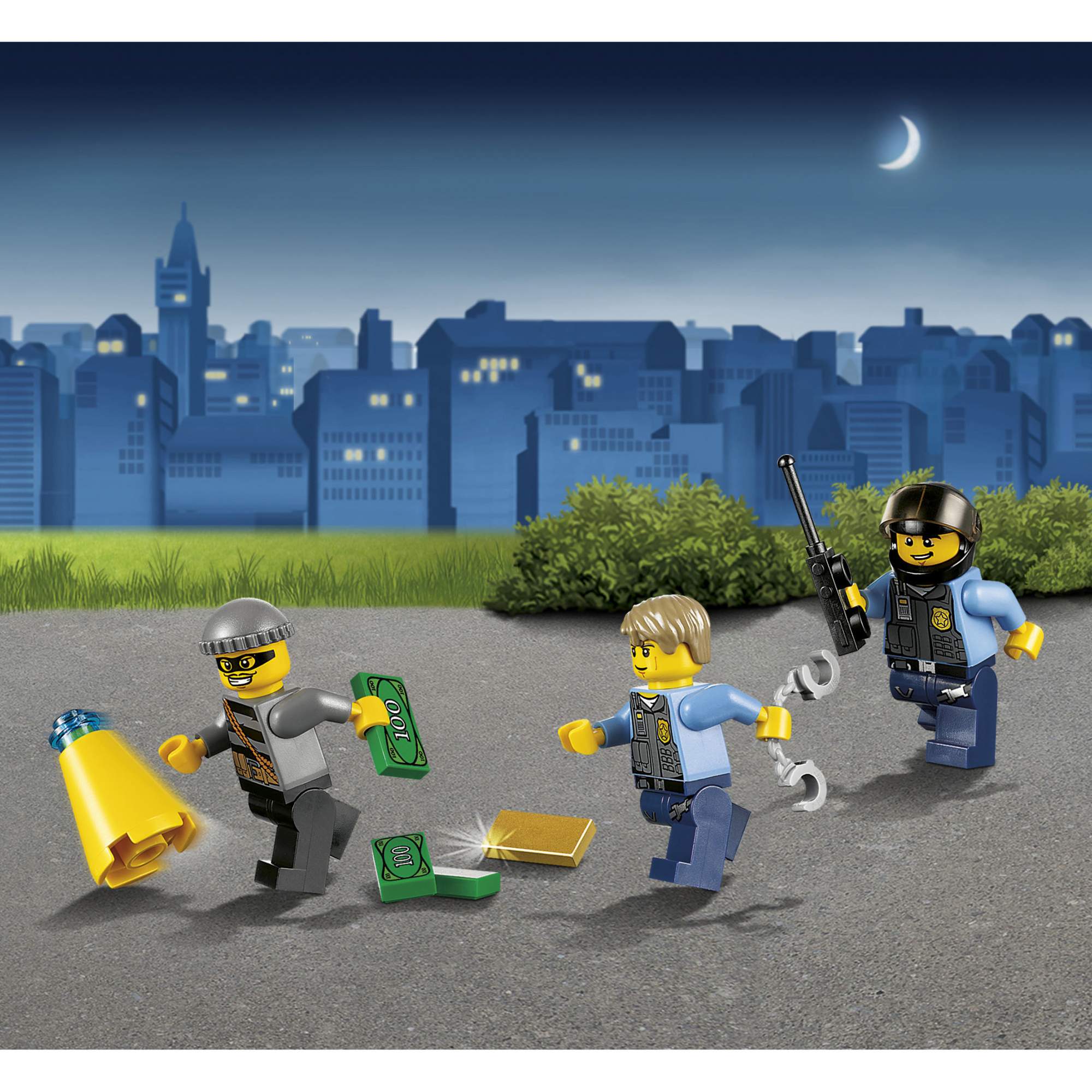 Конструктор LEGO City Police Погоня за преступниками (60007) - отзывы  покупателей на Мегамаркет