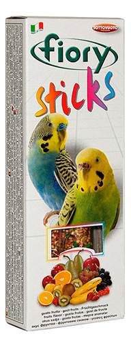 Лакомство для попугаев fiory палочки с фруктами, 60г