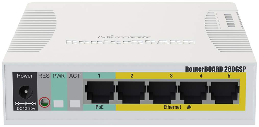 Коммутатор Mikrotik CSS106-1G-4P-1S White - характеристики и описание на Мегамаркет | 100023801357