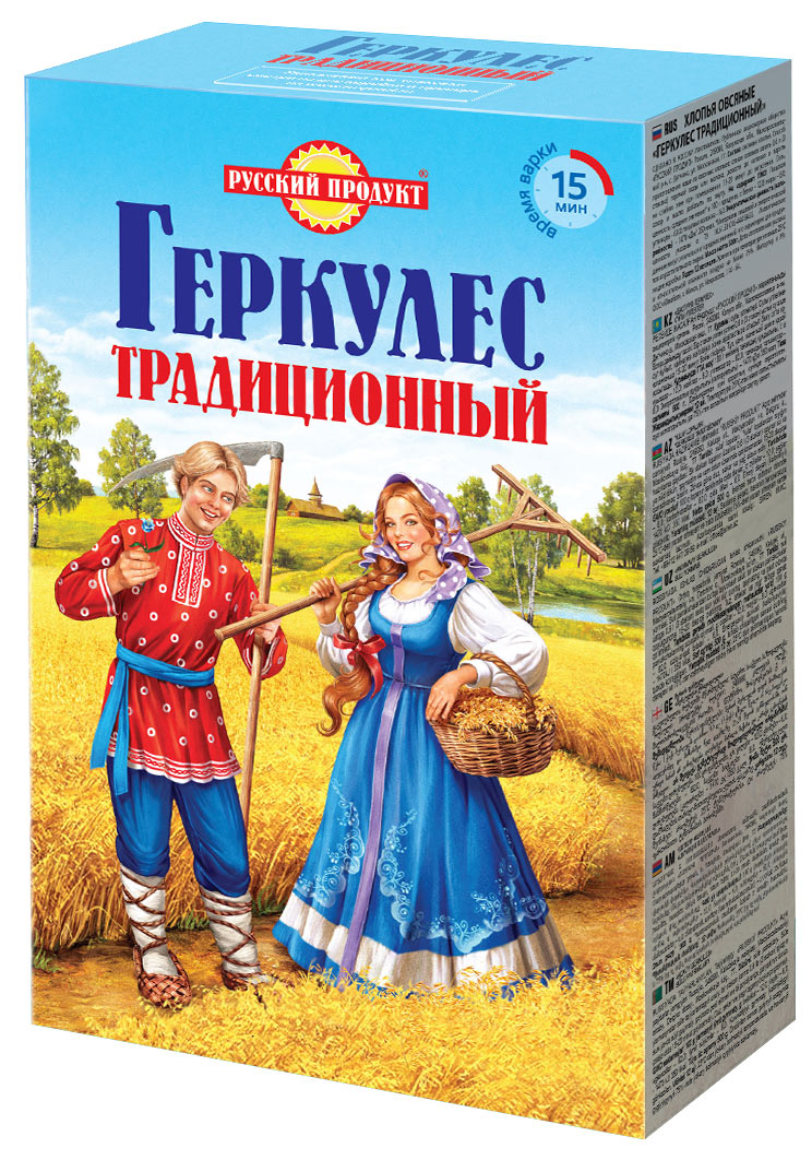 Купить овсяные хлопья Русский продукт геркулес традиционный 420 г, цены на Мегамаркет | Артикул: 600000389057