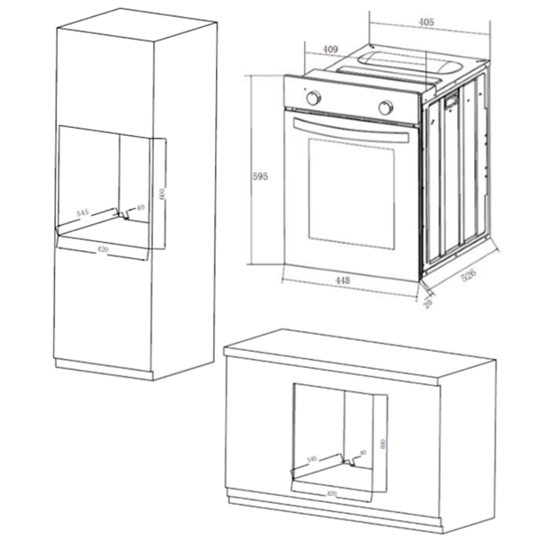 Духовой шкаф maunfeld eoem519b