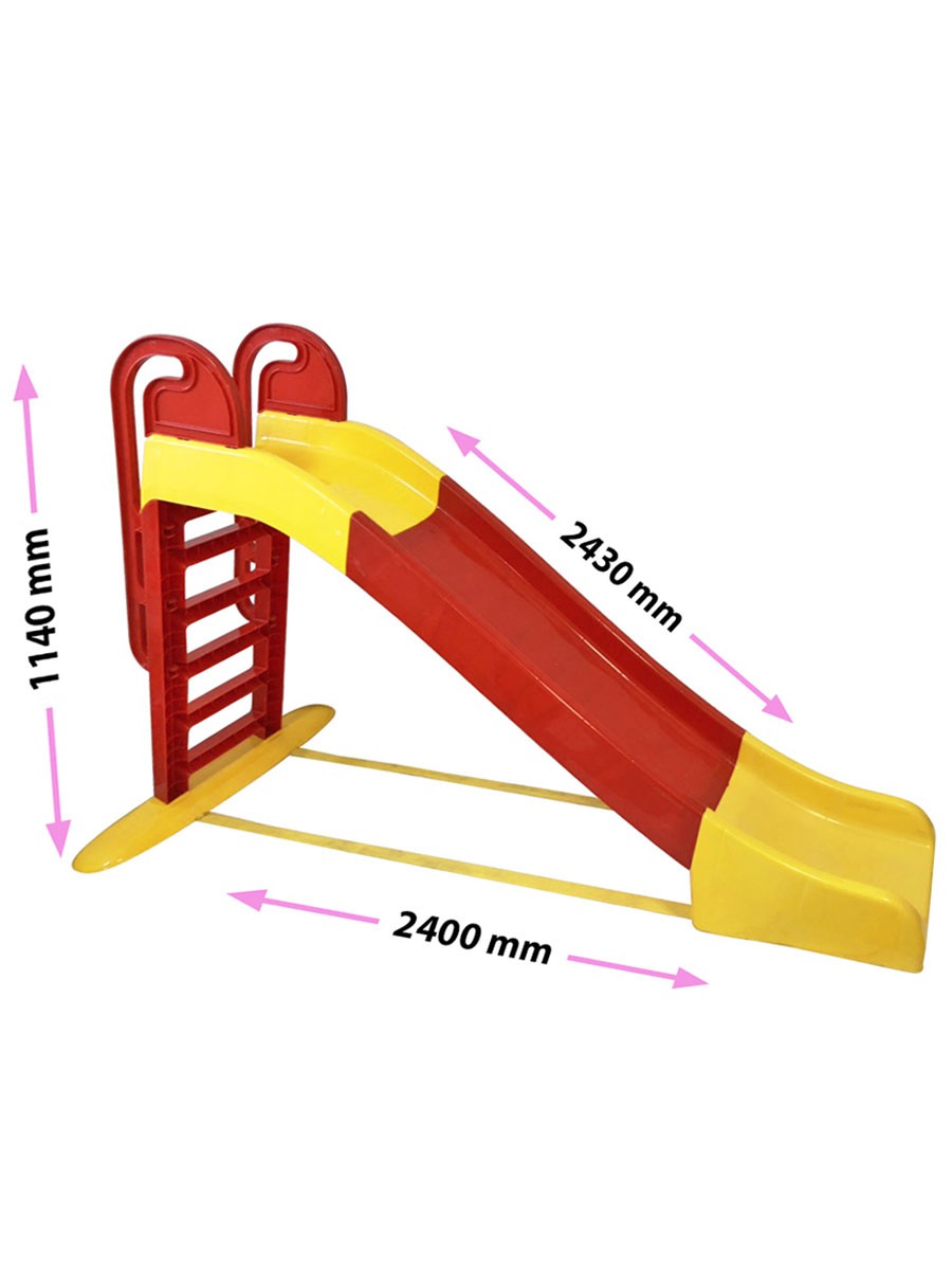 Купить горка для катания детей Doloni красно-желтый, 240х114 см, цены на  Мегамаркет | Артикул: 600000431057