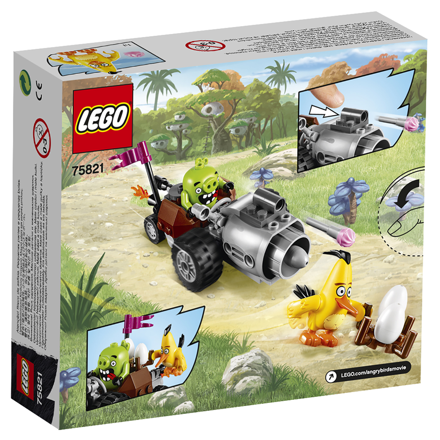 Конструктор LEGO Angry Birds Побег из машины свинок (75821) - купить в  Shop-device, цена на Мегамаркет