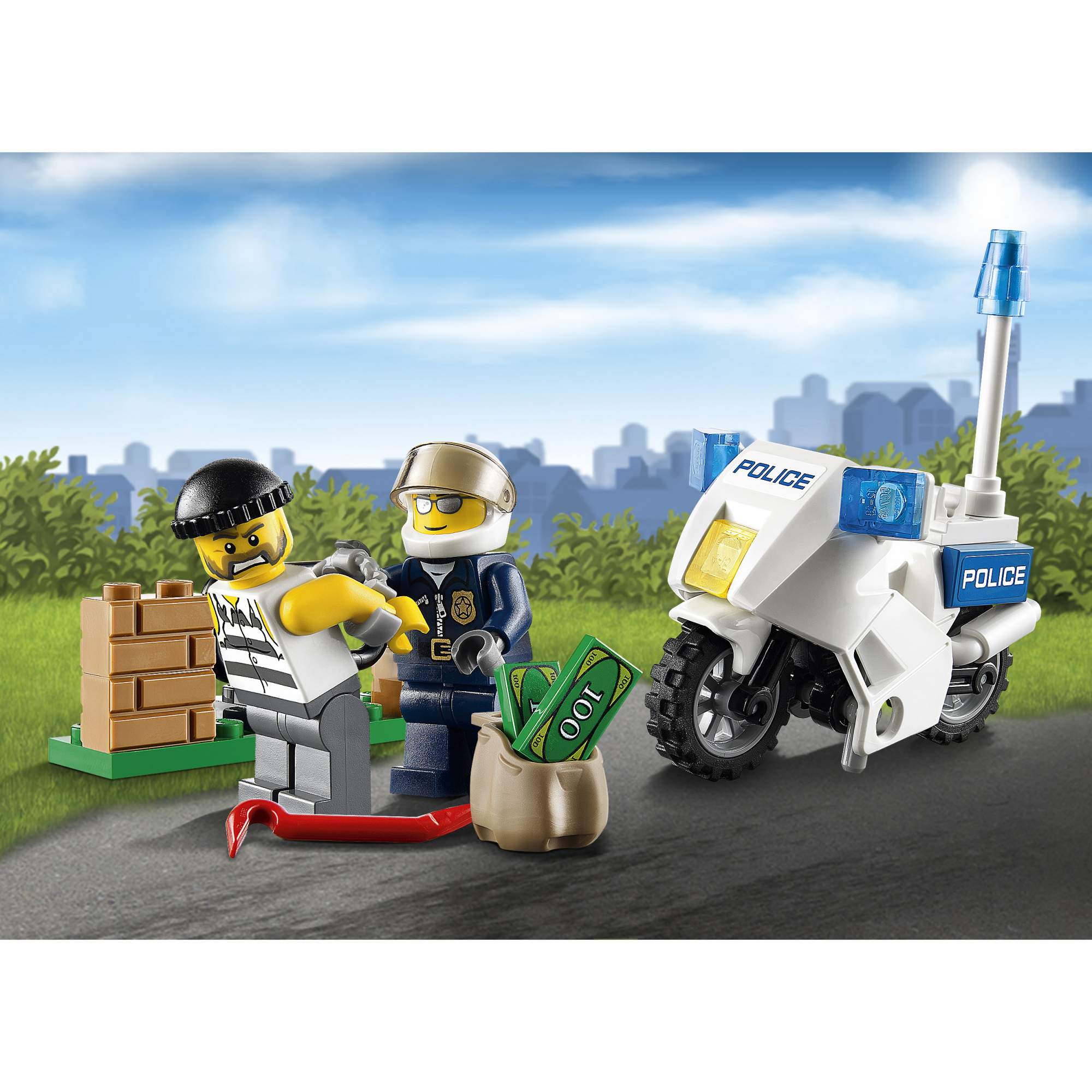 Конструктор LEGO City Police Погоня за воришкой (60041) - отзывы  покупателей на Мегамаркет