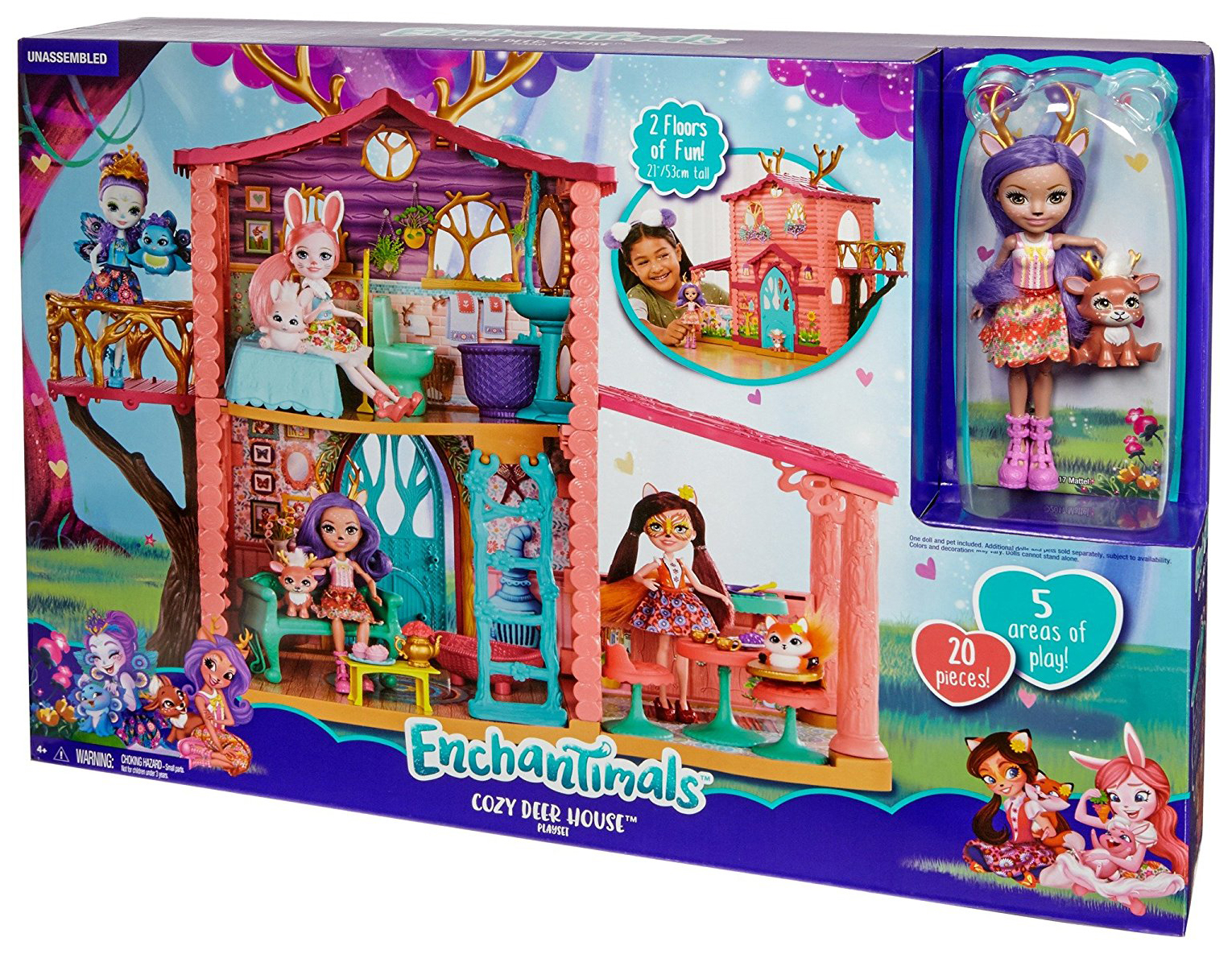 Дом enchantimals. Игровой набор Mattel Enchantimals - домик Данессы Оленни frh50. Enchantimals домик Данессы. Домик Оленни Enchantimals. Набор с куклой Enchantimals домик Данэссы Оленни, 15 см, frh50.