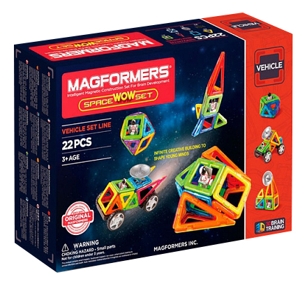 Конструктор Magformers магнитный Space Wow 22 детали