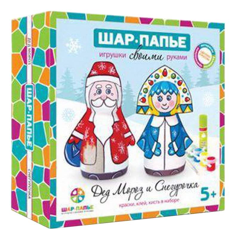 Игровой набор Шар-папье Дед Мороз и Снегурочка