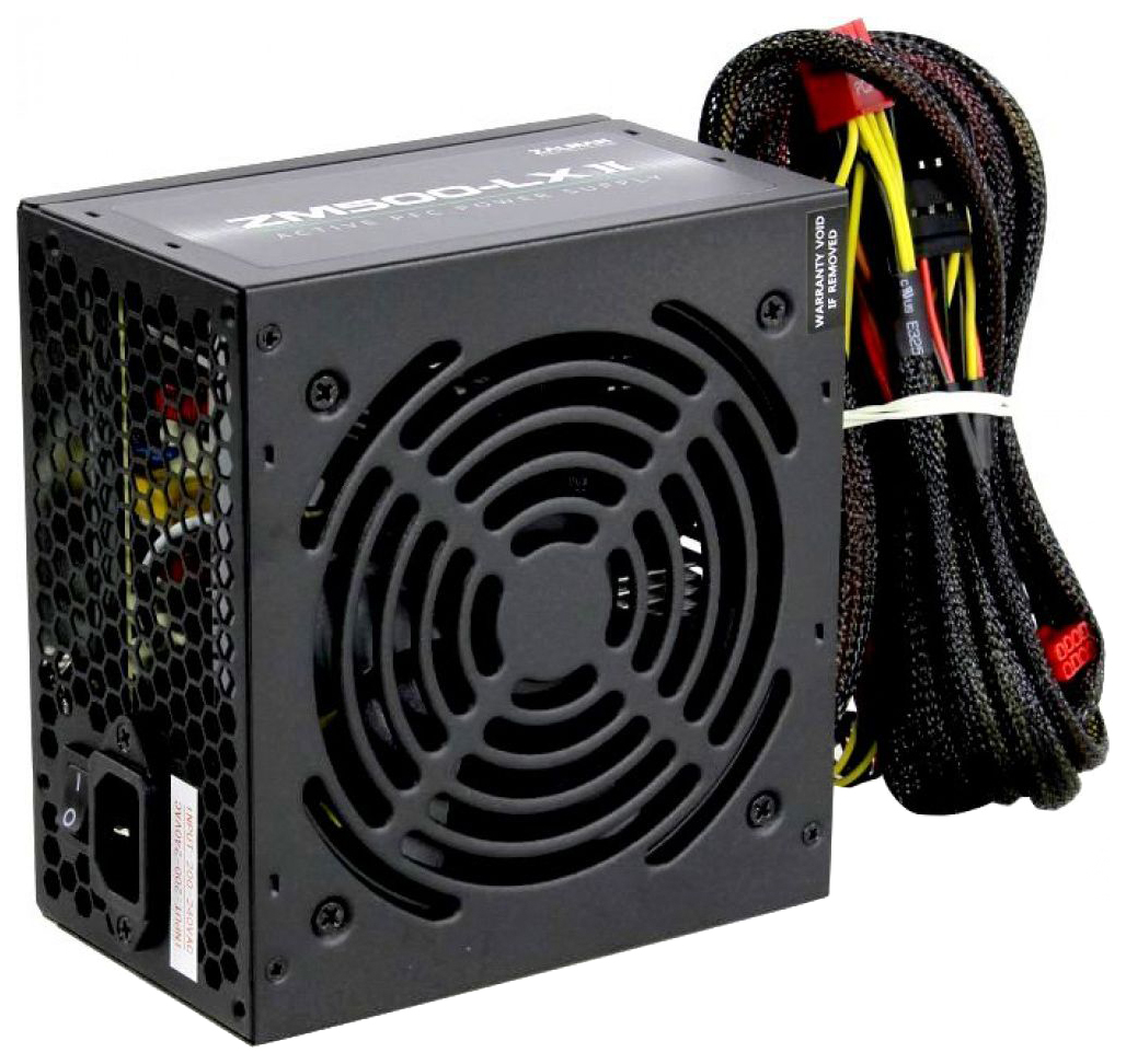 Блок питания Zalman ZM500-LXII 500W, купить в Москве, цены в интернет-магазинах на Мегамаркет