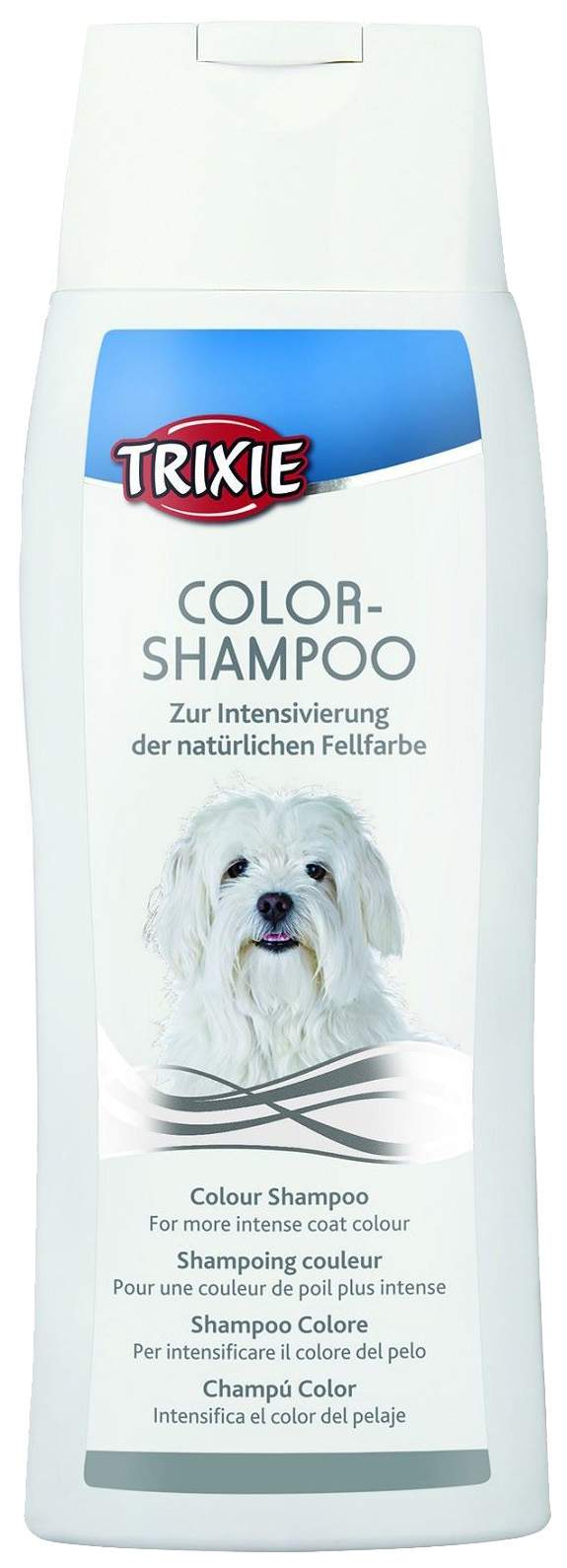 Шампунь для собак TRIXIE Color-Shampoo для светлой шерсти универсальный, 250 мл