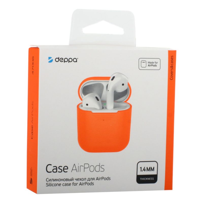 Чехол Deppa для Apple AirPods Orange