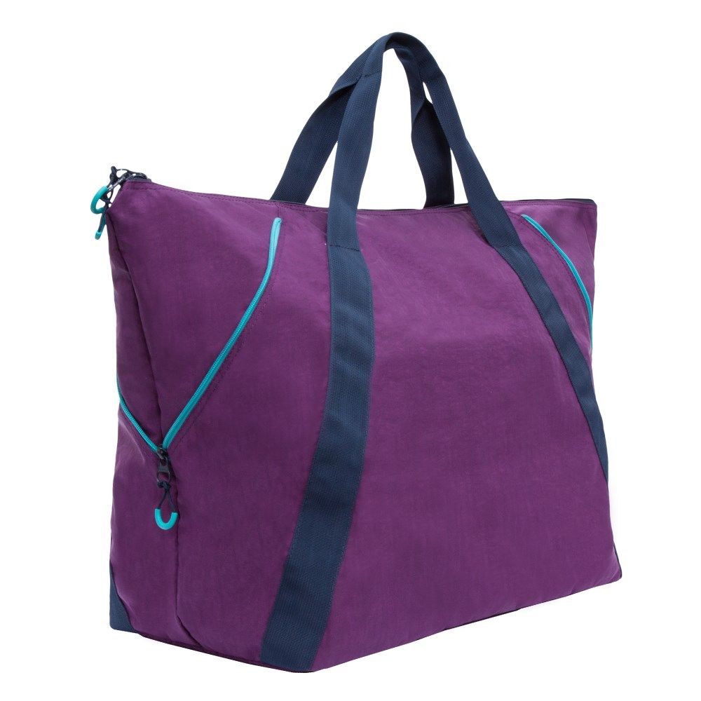 Дорожная сумка Grizzly TD-842-2 фиолетовая 26 x 46 x 51
