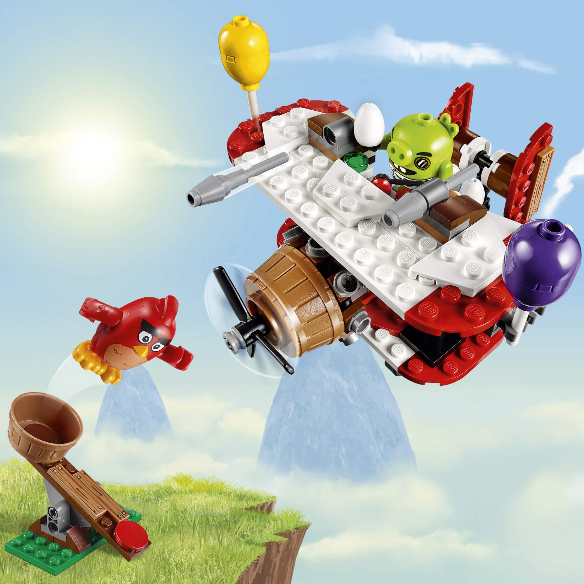 Купить конструктор LEGO Angry Birds Самолетная атака свинок (75822), цены  на Мегамаркет | Артикул: 100000075758