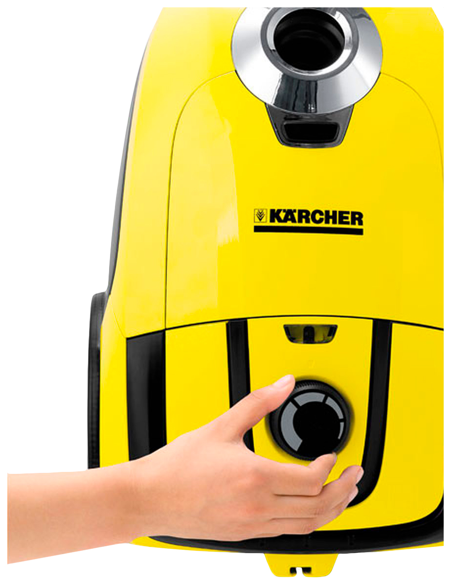 Пылесос Karcher VC 2 желтый, купить в Москве, цены в интернет-магазинах на  Мегамаркет