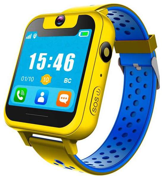 Смарт-часы Digma Kid K7m Yellow/Blue, купить в Москве, цены в интернет-магазинах на Мегамаркет