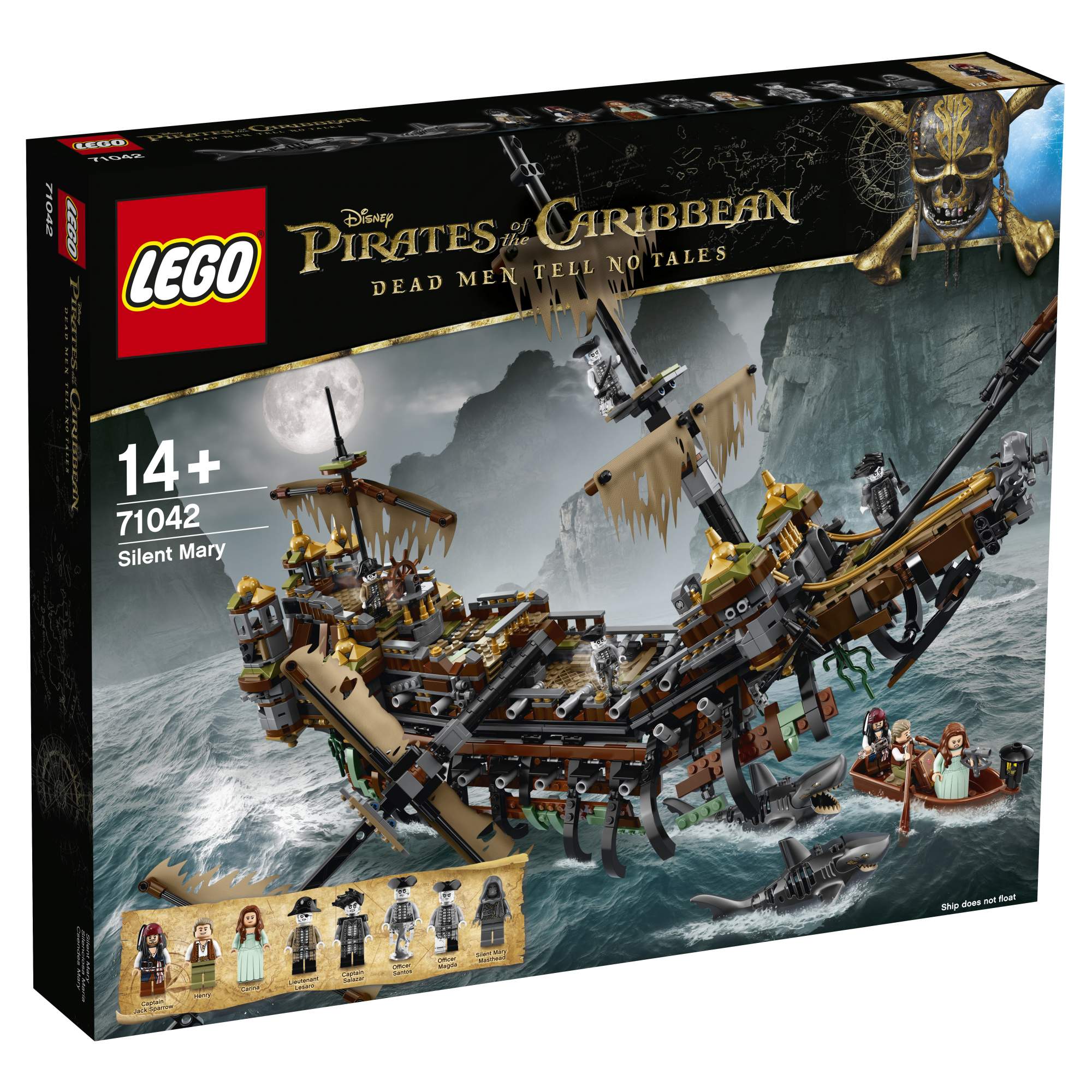 Купить конструктор LEGO Pirates of the Caribian Безмолвная Мэри (71042),  цены на Мегамаркет | Артикул: 100000093159