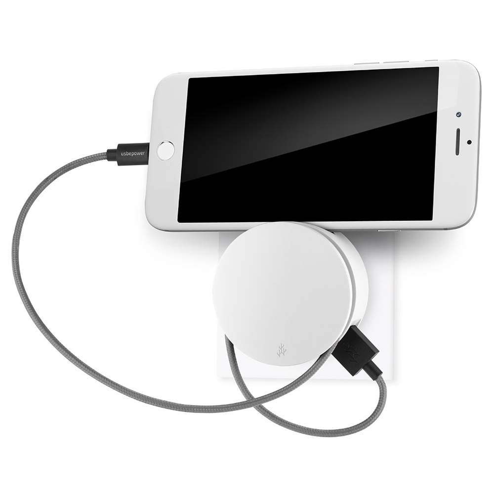 Сетевое зарядное устройство Usbepower AERO Mini, 2 USB, 2,4 A, white,  купить в Москве, цены в интернет-магазинах на Мегамаркет