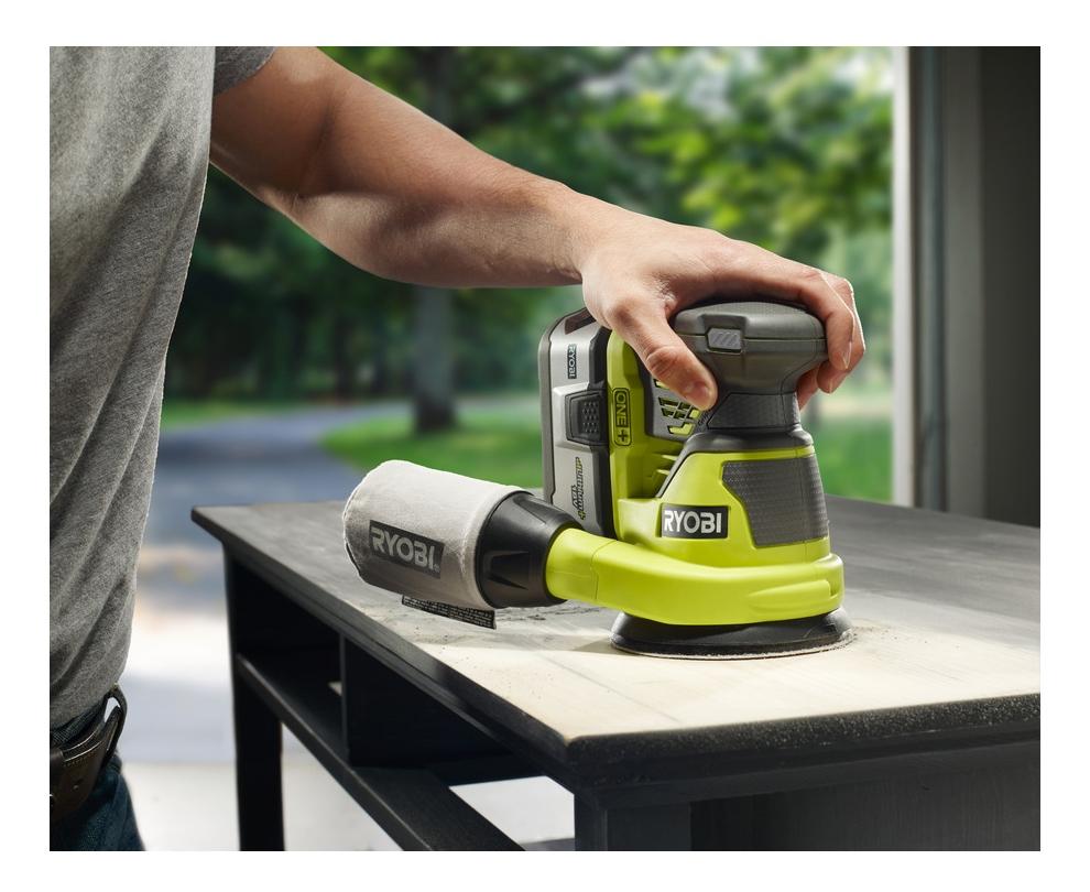 Акк. эксцентриковая шлифовальная машина Ryobi R18ROS-0 RO Sander БЕЗ  АККУМУЛЯТОРА И З/У - отзывы покупателей на Мегамаркет