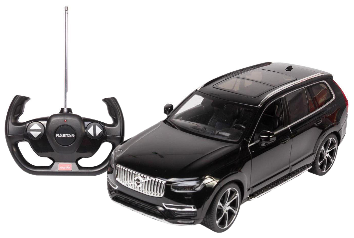 Радиоуправляемая машинка Rastar Volvo XC90 27MHZ черная 1:14 73700B –  купить в Москве, цены в интернет-магазинах на Мегамаркет