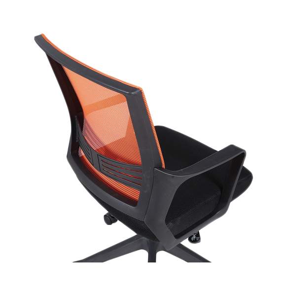 Офисное кресло BRABIX Balance MG-320 Черное/оранжевое