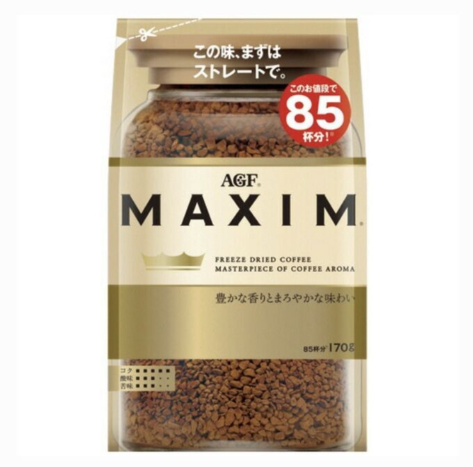 Купить кофе AGF Maxim японский растворимый, 170 г, цены на Мегамаркет | Артикул: 600008951737