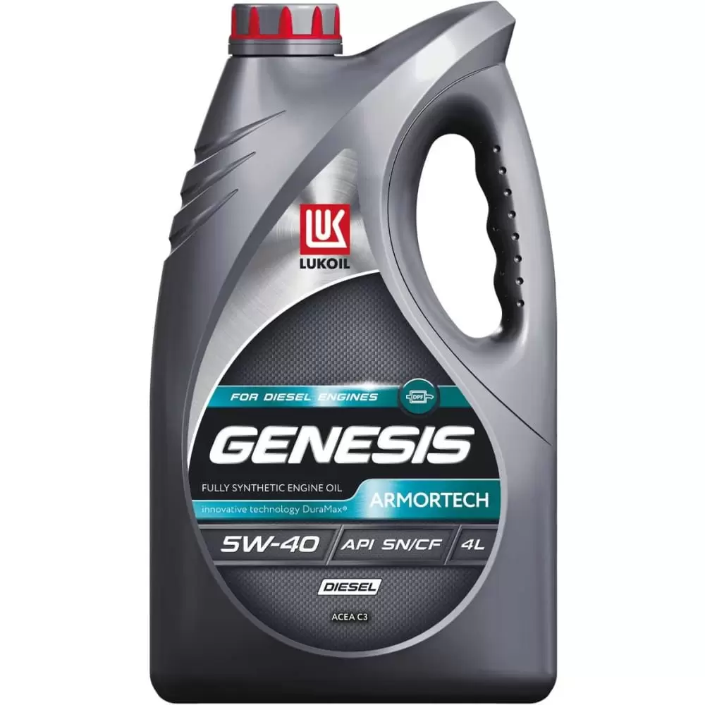 Моторное масло Lukoil Genesis Armortech Diesel 5W40 4 л - купить в Москве, цены на Мегамаркет