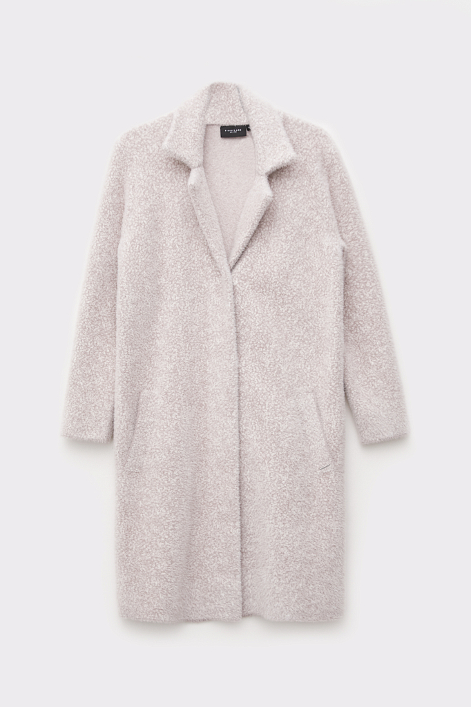 Пальто женское Finn Flare FBC11126 розовое XL