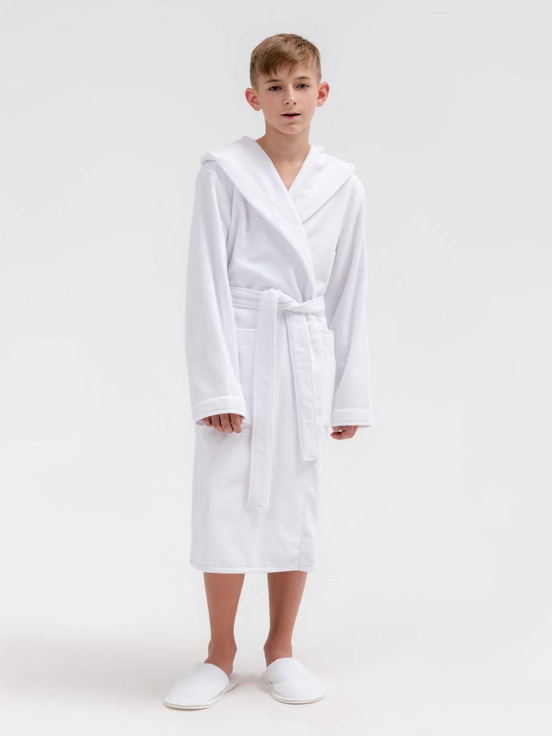 Купить халат детский Росхалат МЗ-18, белый, 152, цены на Мегамаркет |  Артикул: 600009558919