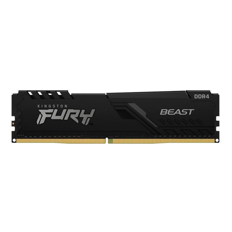 Оперативная память Kingston Fury Beast Black 8Gb DDR4 3200MHz (KF432C16BB/8) - купить в Getsy, цена на Мегамаркет