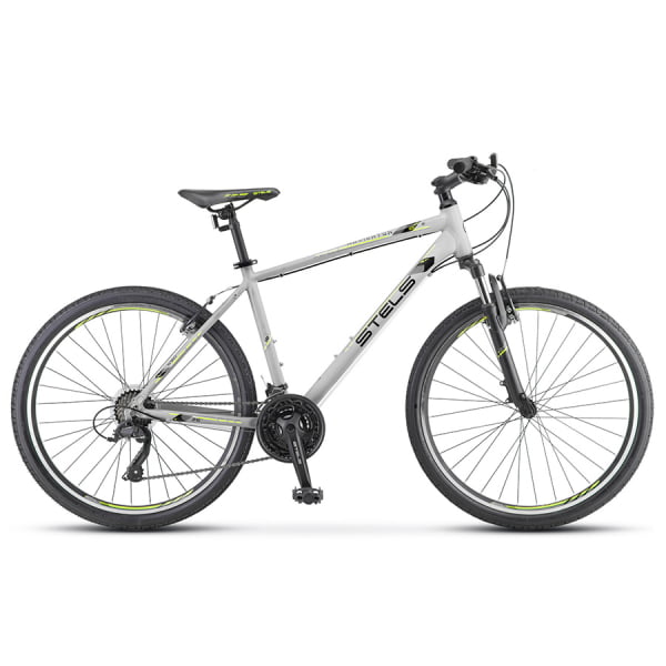 Велосипед Stels Navigator 590 V K010 Серый/Салатовый (LU094324) / 20" - купить в Велосклад, цена на Мегамаркет
