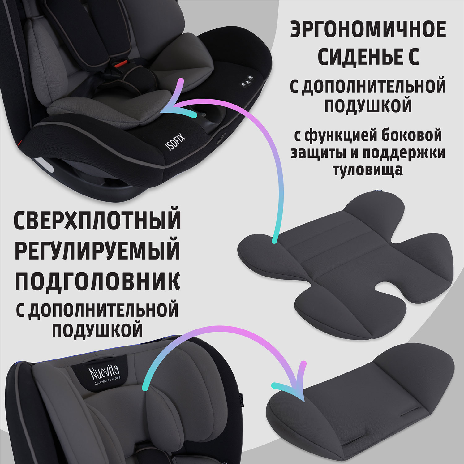 Детское автокресло maczione n123-1