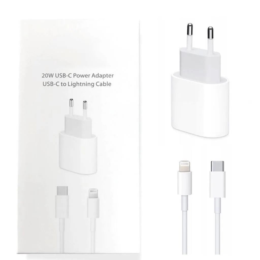 Зарядное устройство USB-C 20W + кабель Lightning TYPE-C - отзывы  покупателей на маркетплейсе Мегамаркет | Артикул: 600008582721