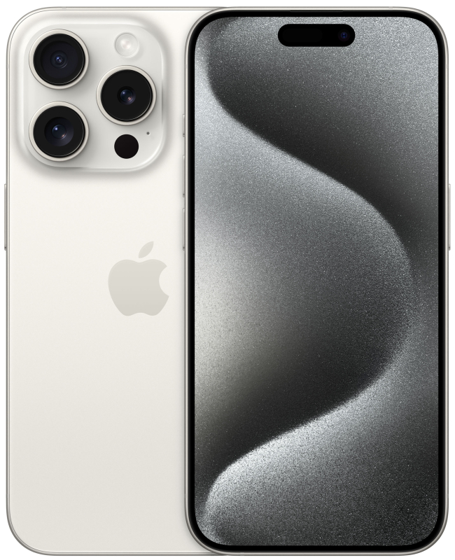 Смартфон Apple Apple iPhone 15 Pro 256GB White Titanium (Dual Sim) – купить в Москве, цены в интернет-магазинах на Мегамаркет