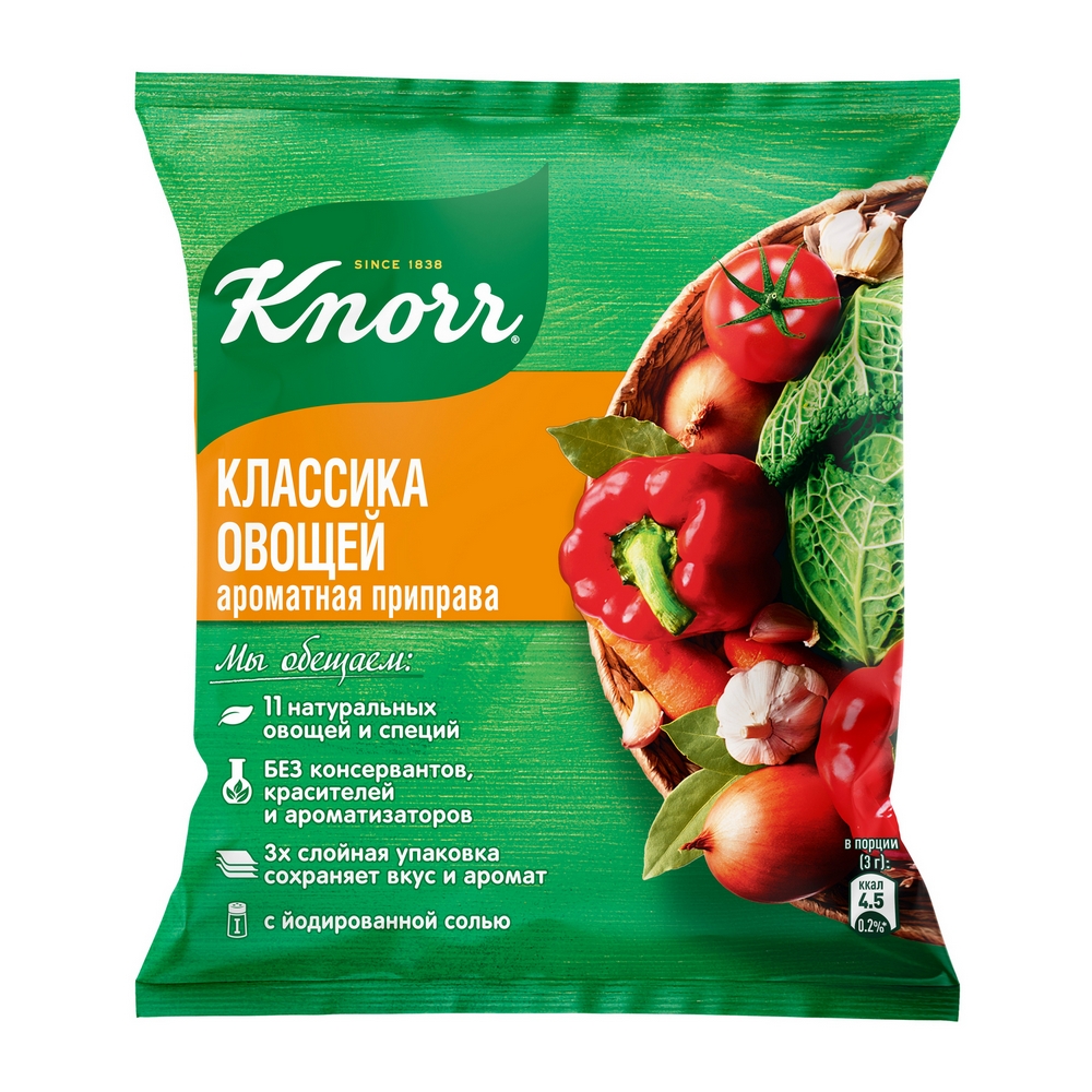 Приправа универсальная ароматная Knorr классика овощей 200 г