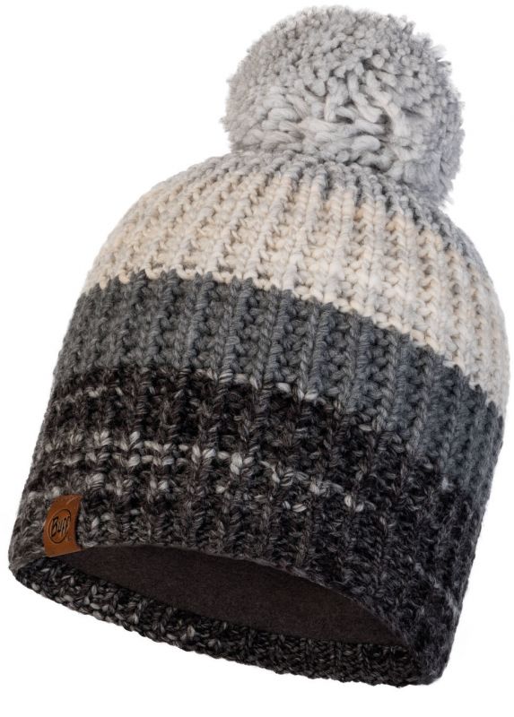 Шапка-бини унисекс Buff Knitted & Polar Hat Alina grey, one size