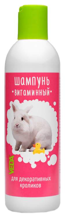 Шампунь для кроликов VEDA Витаминный универсальный, травяной, 220 мл