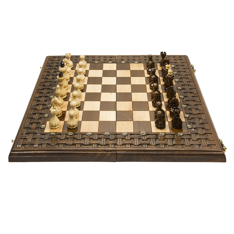 Шахматы и нарды резные HaleyanАрмянский Орнамент 50