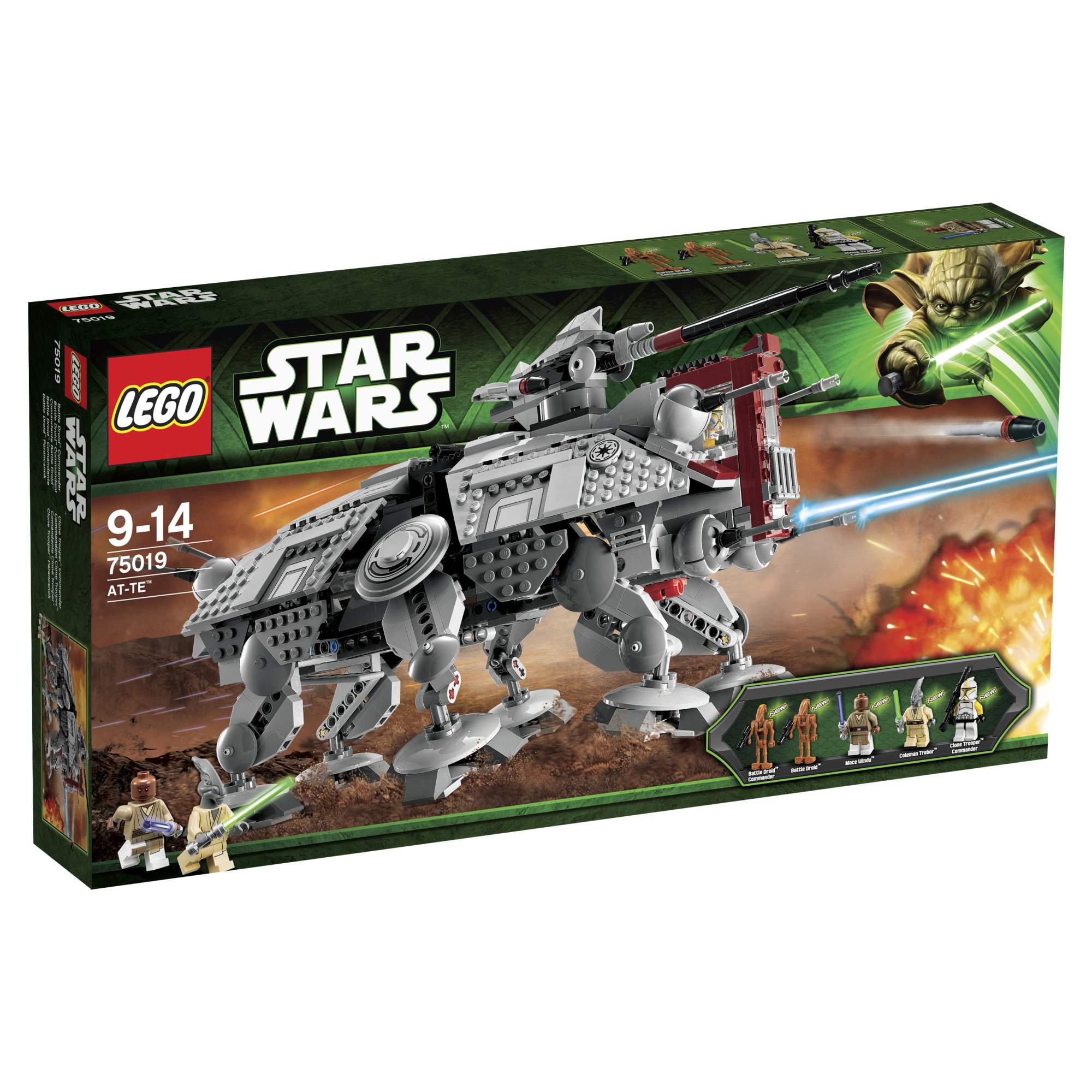 Конструктор LEGO Star Wars Боевая машина Шагоход AT-TE (75019) – купить в  Москве, цены в интернет-магазинах на Мегамаркет