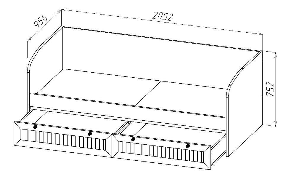 Гармония кровать с ящиками схема сборки