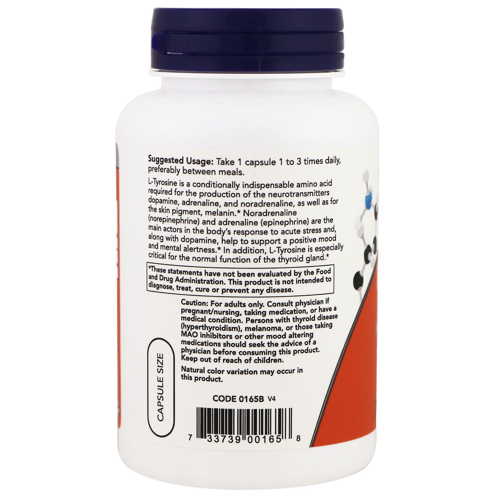 L-Tyrosine 750 Extra Strength NOW 90 капсул - купить в интернет-магазинах,  цены на Мегамаркет | витамины, минералы и пищевые добавки 733739001658