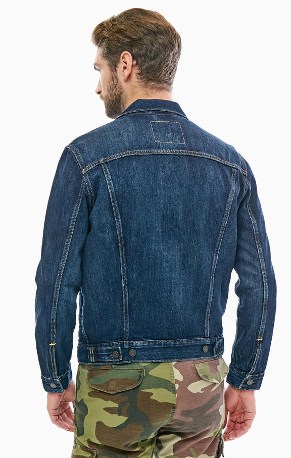 Джинсовая куртка мужская Levi's 7233403520 синяя S