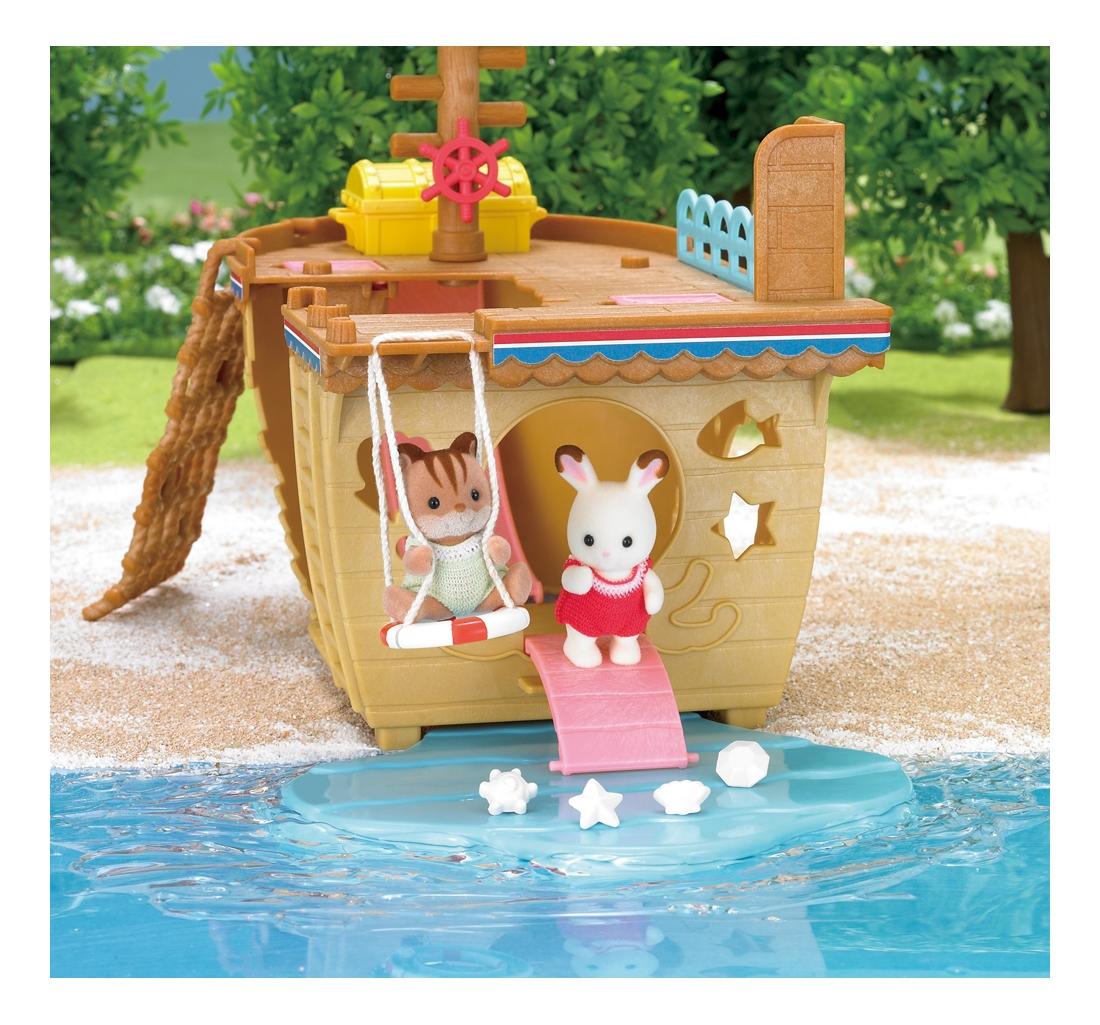 Купить игровой набор sylvanian families детская площадка: сокровища морей,  цены на Мегамаркет