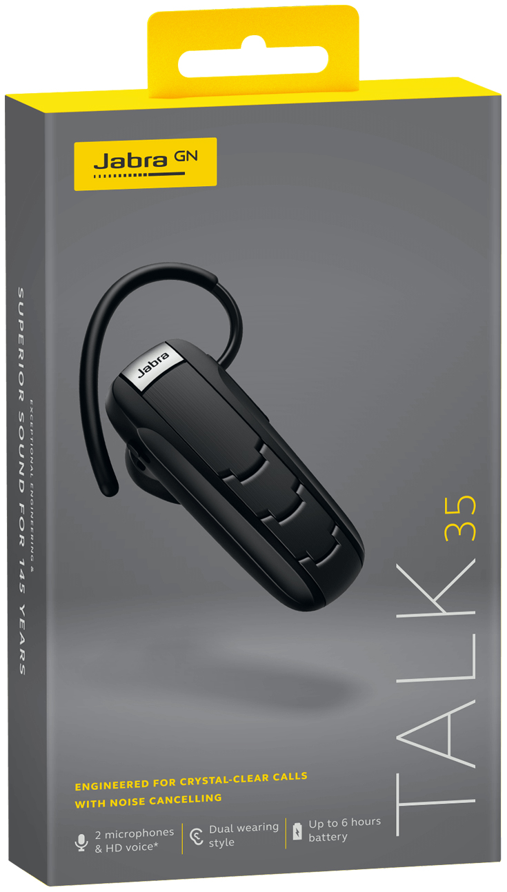 Гарнитура Bluetooth Jabra Talk 35 Black, купить в Москве, цены в