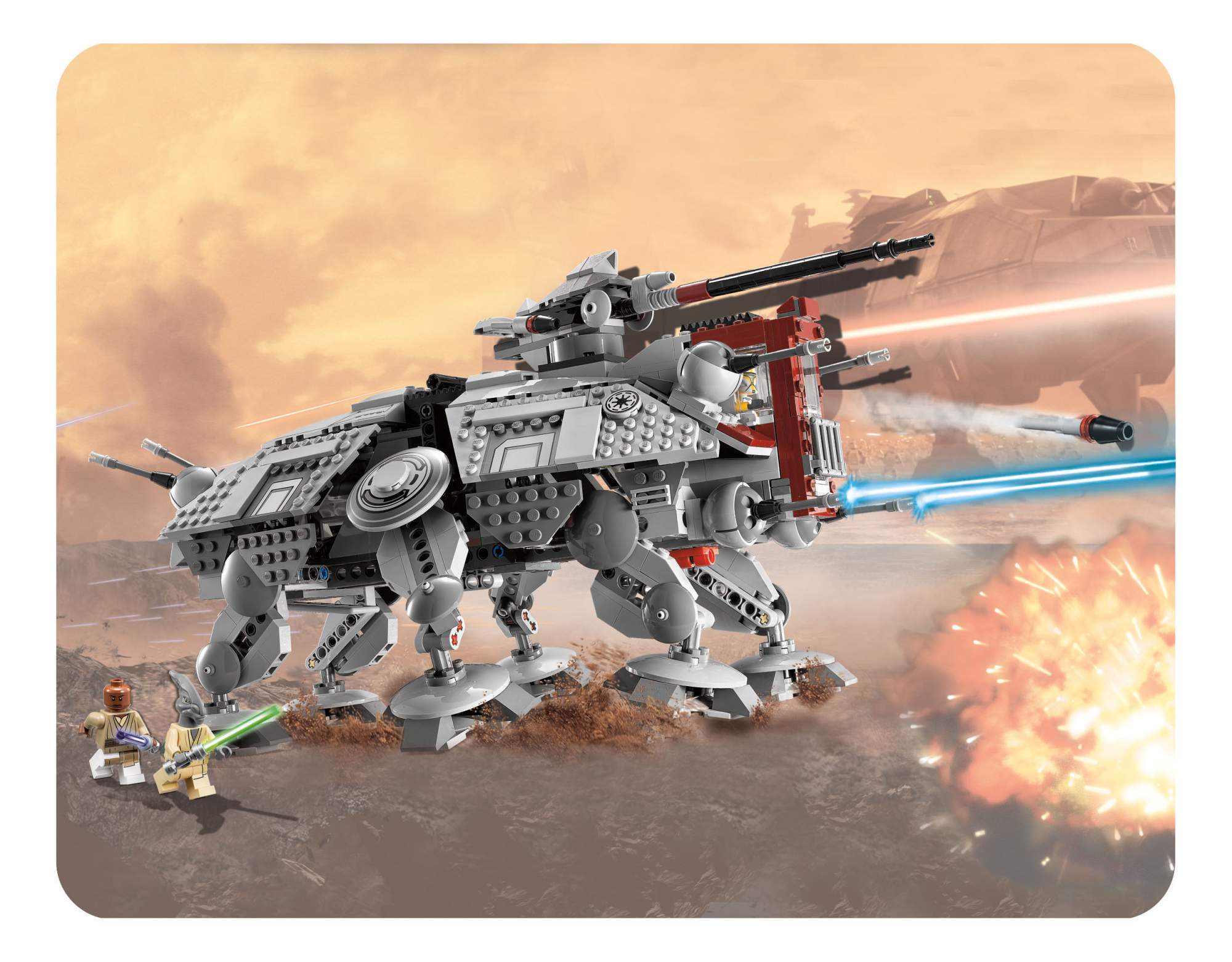 Конструктор LEGO Star Wars Боевая машина Шагоход AT-TE (75019) – купить в  Москве, цены в интернет-магазинах на Мегамаркет