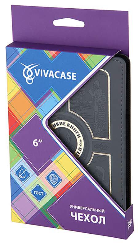 Чехол для электронной книги Vivacase Book Hero 6" Grey