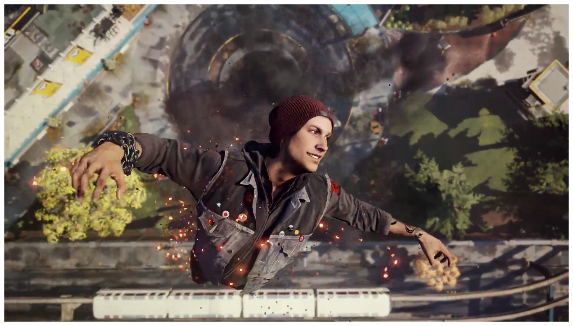 Second секунда. Infamous: second son. Инфеймос секонд сон. Infamous 3 second son. Делсин Роу.