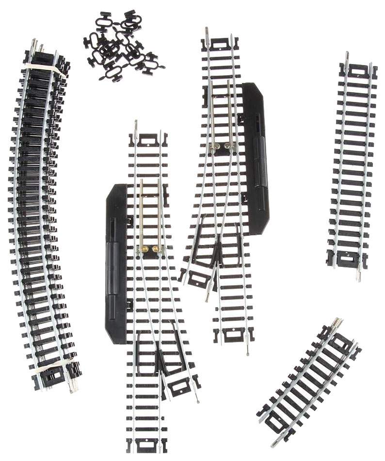 Купить объекты железной дороги Mehano Набор рельс N1, цены на Мегамаркет