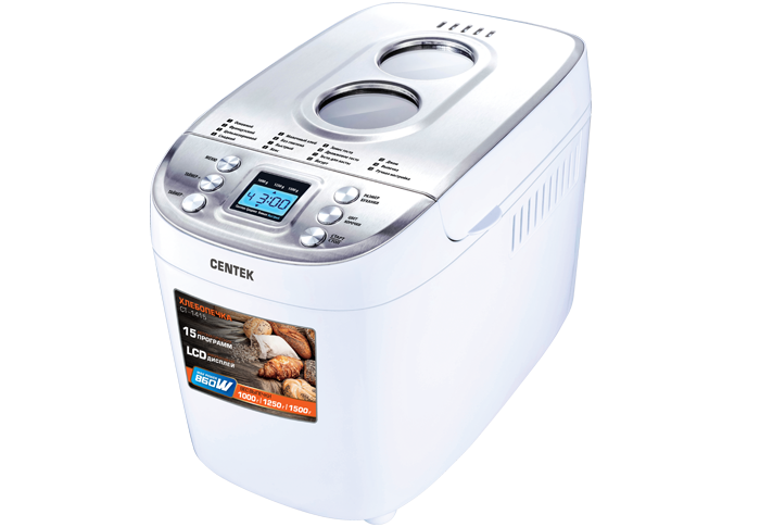 Хлебопечка Centek CT-1415 White - купить в E-Store, цена на Мегамаркет