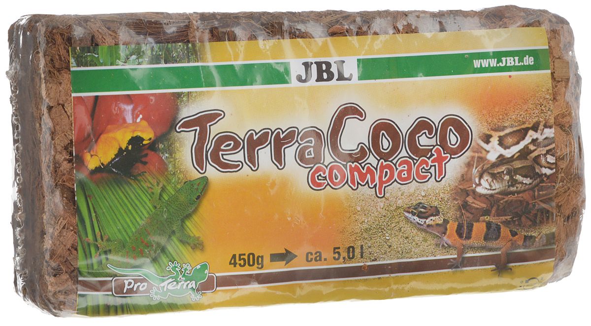Субстрат для террариума JBL TerraCoco Compact 500г кокосовый