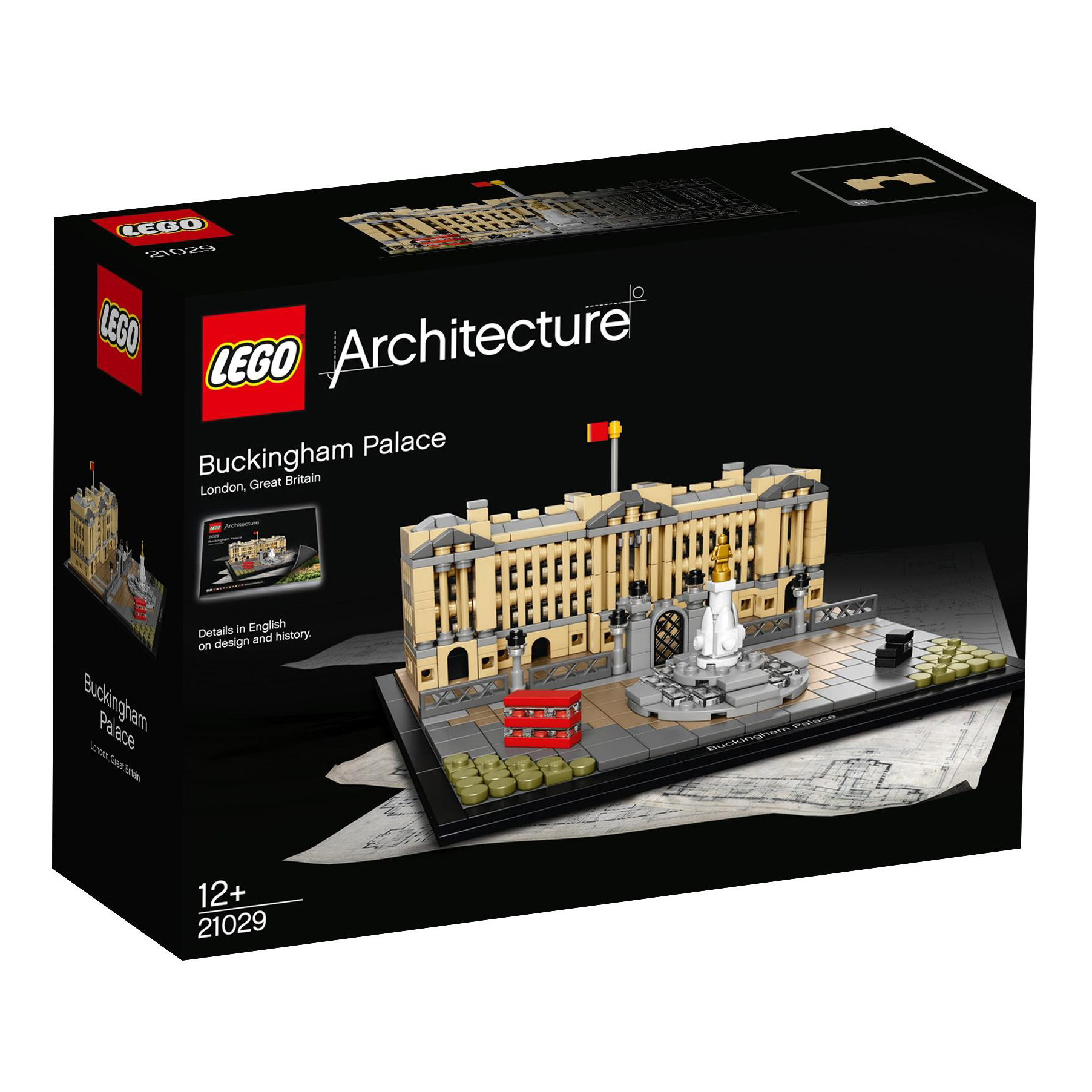 Купить конструктор LEGO Architecture Букингемский дворец (21029), цены на  Мегамаркет | Артикул: 100000075661