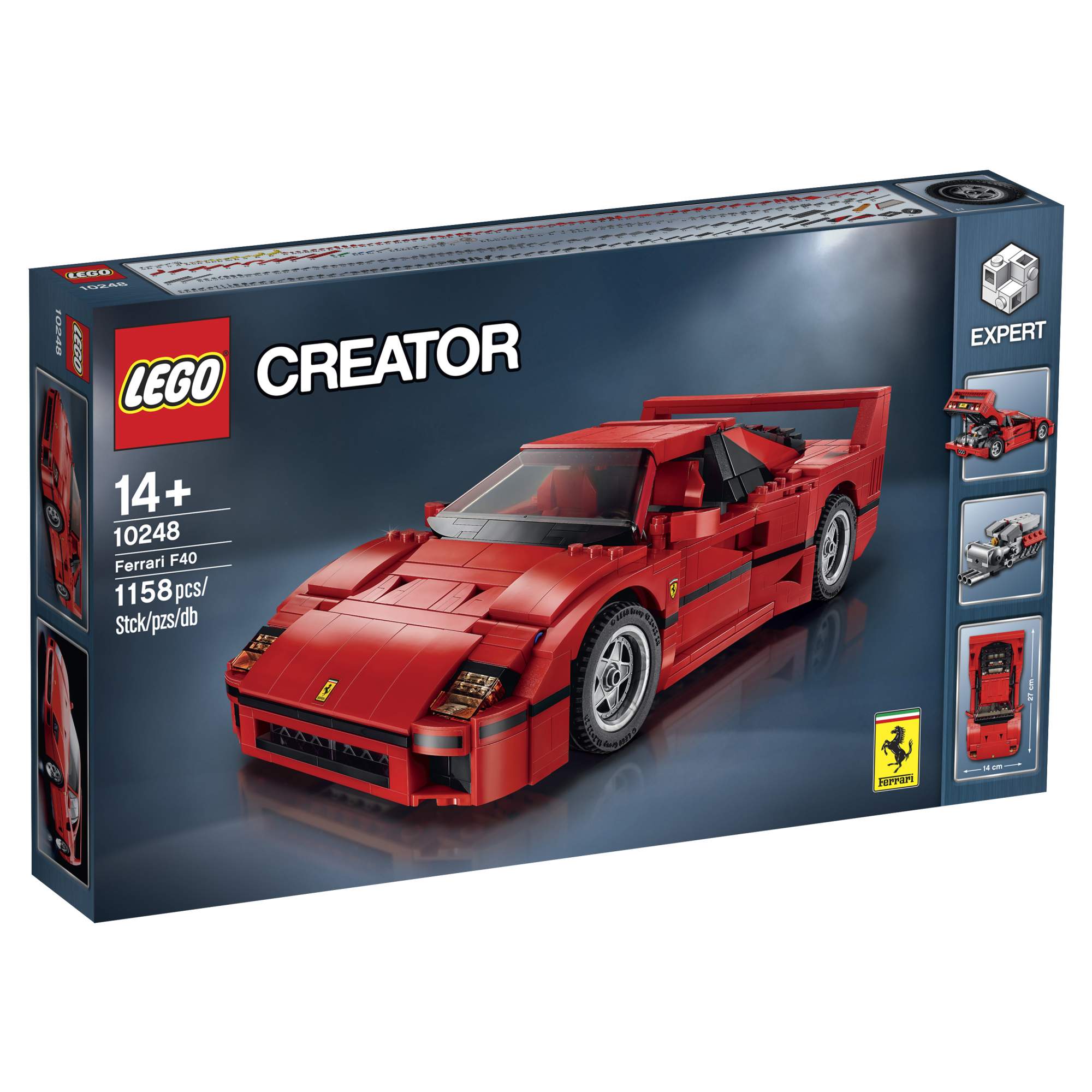 Конструктор LEGO Creator Expert Ferrari F40 (10248) - отзывы покупателей на  Мегамаркет